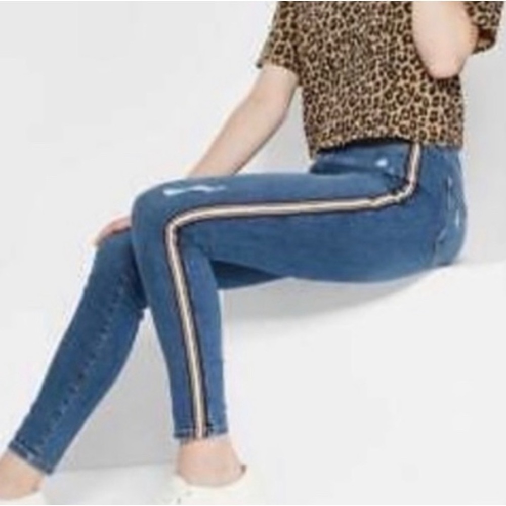 Wild Fable skinny jeans with stripe